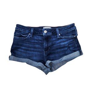 Paige Jimmy Jimmy Short Womens Denim Shorts Size 28 With Zipper & Button Closure